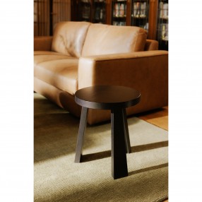 Moe's Home Collection Lund Stool in Black Oak - Lifestyle