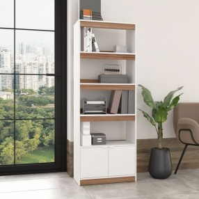 Manhattan Comfort Mid-Century Modern Ratzer Bookcase