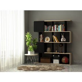 Anderson Teak Alliance Geometric Bookcase - Lifestyle