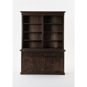 NovaSolo Halifax Mindi Hutch Bookcase Unit - Front Angle