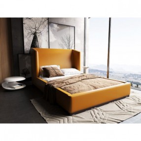 Manhattan Comfort Lenyx Full and Queen Bed Saddle