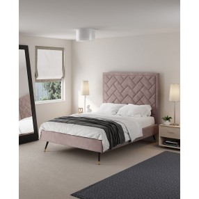 Manhattan Comfort Crosby Modern Full Size- Blush