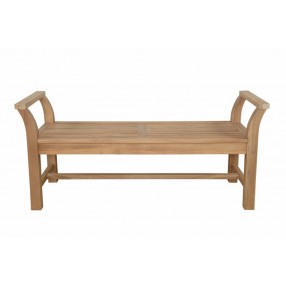 Anderson Teak Sakura Backless Bench - Front View