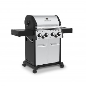 Broil King Crown 490 Gas Grill - NG/LP - Angled and Closed