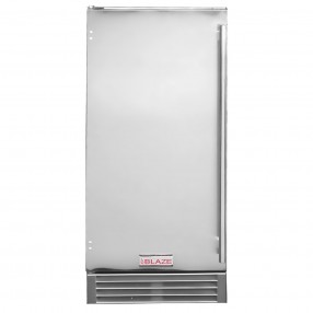 Blaze Grills 50 Lb. 15-Inch Outdoor Ice Maker with Gravity Drain - Front