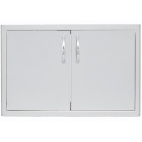 Blaze Grills 32-Inch Double Access Door with Paper Towel Holder - Front