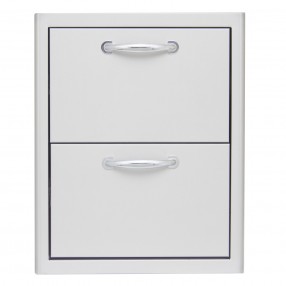 Blaze Grills 16-Inch Double Access Drawer - Front