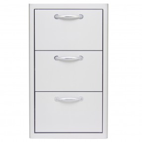 Blaze Grills 16-Inch Triple Access Drawer - Front