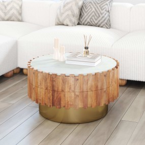 Bombay Coffee Table Natural - Lifestyle 1