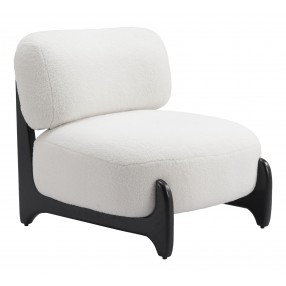 Bombo Accent Chair White - Angled 1