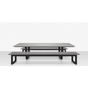 Source Furniture Bosca Aluminum Bench 