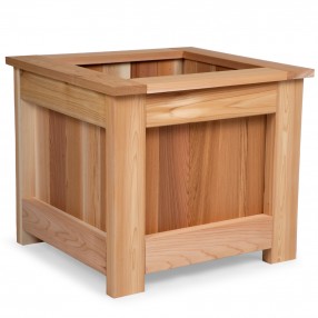 All Things Cedar 2-ft Box Planter - Angled