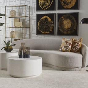 Sunpan Rubin Coffee Table Terrazzo - Lifestyle