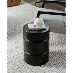 Moe's Home Collection Whim Accent Table Black in Ivory - Lifestyle
