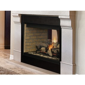 Superior Fireplaces 40" With Millivolt Ignition With B-vent See-Through In Natural - Lifestyle