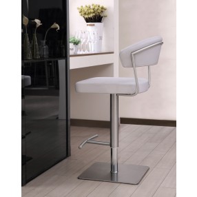 Whiteline Modern Living Maureen Barstool - White - Lifestyle