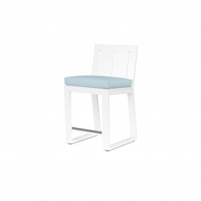 Newport Barstool in Canvas Skyline, No Welt - Front Side Angle