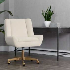 Sunpan Mirian Office Chair - Zenith Alabaster - Lifestyle