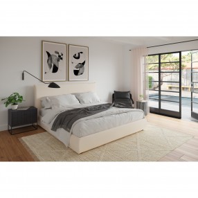Moe's Home Collection Atelier Nightstand, Black - Lifestyle