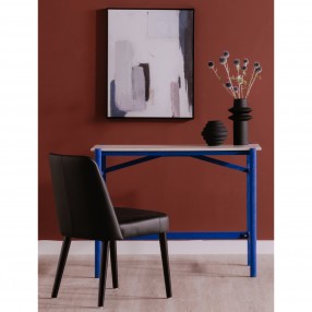Moe's Home Collection Harbor Desk in Blue - Lifestyle