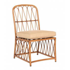Woodard Cane Dining Side Chair - Angled