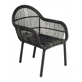 Woodard Cape Dining Armchair - Angled View