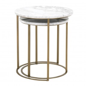 Essentials For Living Carrera Round Nesting Accent Table - Nested