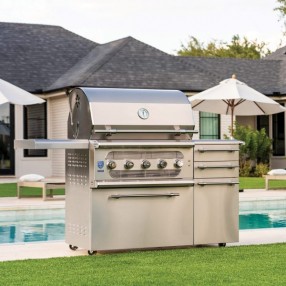 American Made Grills Freestanding Muscle - 36" Hybrid Grill