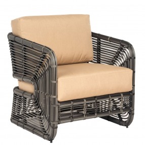 Woodard Carver Lounge Chair - Angled