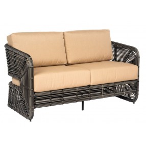 Woodard Carver Love Seat - Angled