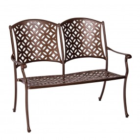 Woodard Casa Bench - Angled