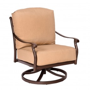 Woodard Casa Swivel Rocking Lounge Chair - Angled
