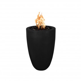 Castillo-GFRC-Fire-Pillar-Black