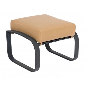 Woodard Cayman Isle Cushion Ottoman - Angled