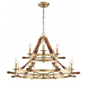ZEEV Lighting Carlisle Collection Chandelier- Front Angle