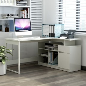 Anderson Teak Lexi 55" L-Shaped Corner Desk - Lifestyle