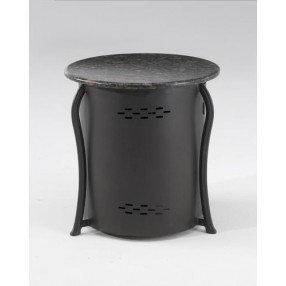 Outdoor Greatroom Company Table & LP Tank Cover w/ Granite Top - Front Angle
