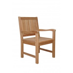 Anderson Teak Chester Dining Armchair - Angled