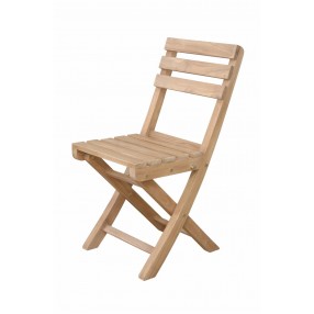 Anderson Teak Alabama Folding Chair (Sold as a pair) Side View
