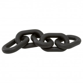 Essentials For Living Cinq Wood Link in Black Wash Pine - Front Angle