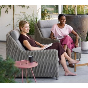 Cane-Line Diamond Highback Chair Lifestyle