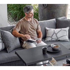 Cane-Line Chill-Out Coffee Table, Single, Dual Heights 