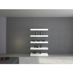 J&M Furniture Cloud Curio Unit in High Gloss 