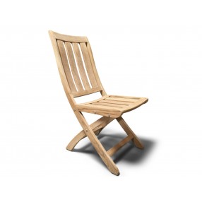 Hi Teak Furniture Corbin Teak Outdoor Folding Chair