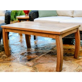 Tortuga Outdoor Jakarta Traditional Coffee Table (20" X 40") 