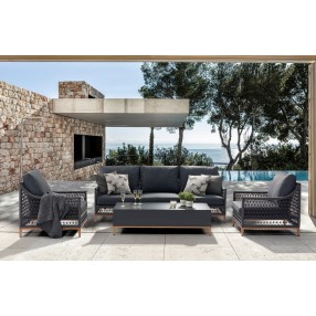 Whiteline Modern Living Karen 4-Piece Outdoor Collection