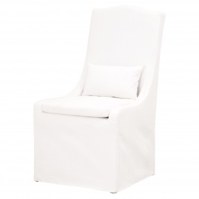 Colette Dining Chair - Livesmart Peyton Pearl - Angled View