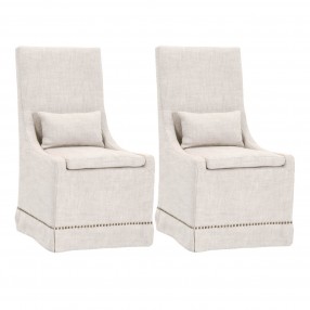 Essentials For Living Colleen Dining Chair - Set of Two - Set in Front Side Angle