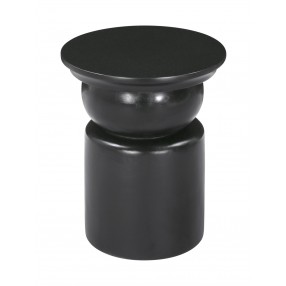 Colombo Side Table in Black - Angled