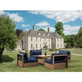 Anderson Teak Copacabana 5 pieces Modular Deep Seating Set